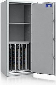 ISS safe4key Schlüsseltresor grau mit 440 Haken Doppelbartschloss