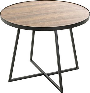 Thumbnail - HAKU Möbel Beistelltisch schwarz, eiche 60,0 x 60,0 x 48,0 cm