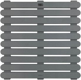 WENKO Badematte grau 55,0 x 55,0 cm