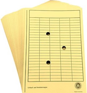 Wekre Sammelmappen DIN A4 gelb, 25 St.