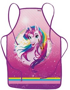 ROTH Mädchen Kinder Malschürze Einhornportrait rosa Einheitsgröße 1 St.