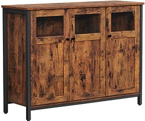 VASAGLE Sideboard, LSC099B01V1 braun 100,0 x 35,0 x 75,0 cm, 1 St.