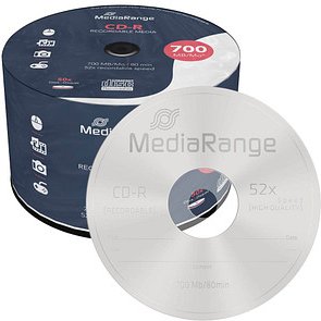 MediaRange CD-R 700 MB, 50 St.