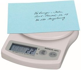 MAUL Briefwaage MAULalpha weiß für max. 5,0 kg