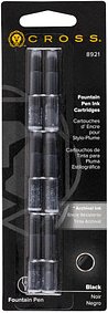 CROSS Tintenpatronen für Füller schwarz, 6 St.
