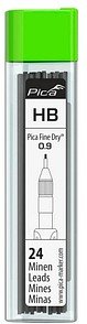 Thumbnail - Pica Fine Dry 7030 Ersatzminen für Tieflochmarker-Bleistift grau HB 0,9 mm, 24 St.