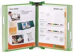 Thumbnail - tarifold Wand-Sichttafelsystem Candy Line 414175 DIN A4 grün mit 10 St. Sichttafeln, 1 St.