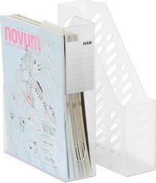 2 HAN Stehsammler Klassik brillant 1602-63 transparent Kunststoff, DIN A4