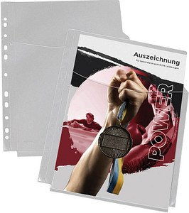 Thumbnail - 10 EICHNER Prospekthüllen DIN A4 transparent glatt