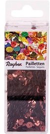 Thumbnail - Rayher Streu-Pailletten dunkelbraun gewölbt Ø 6,0 mm, 4.000 St.