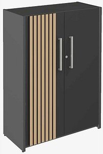 Kerkmann Aktenschrank Oxford, 13000135 anthrazit 80,0 x 36,0 x 111,0 cm, 1 St.