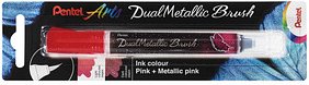 Pentel Dual Metallic Brush XGFH-DPX Brush-Pen pink, 1 St.