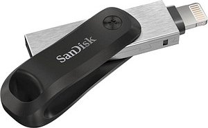 SanDisk USB-Stick iXpand Go schwarz, silber 128 GB, 1 St.