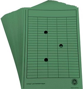 Wekre Sammelmappen DIN A4 grün, 25 St.