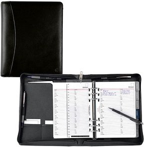 CHRONOPLAN Terminplaner Mobil A5 Compact A5 Leder