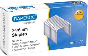 5.000 RAPESCO® Heftklammern 24/6