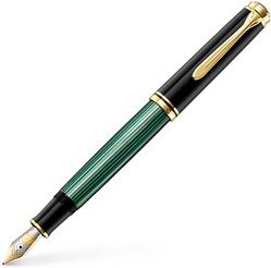 Thumbnail - Pelikan Souverän M800 Kolbenfüller schwarz/grün/gold M (mittel), 1 St.