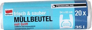 Thumbnail - quickpack Müllbeutel frisch & sauber 35,0 l transparent, 20 St.