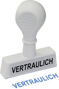 Thumbnail - WEDO Textstempel "Vertraulich" ohne Logo, 1 St.