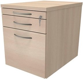 fm Sidney Rollcontainer akazie 3 Auszüge 43,4 x 60,0 x 54,0 cm