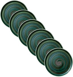 6 HEART & SOUL Teller Perfect Match Avocado grün 27,0 cm