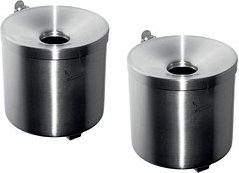 TKG Rondo senior Wandaschenbecher Edelstahl, 2 St.