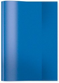Thumbnail - HERMA Heftumschlag transparent blau Kunststoff DIN A5