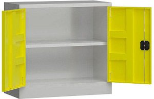 ClassiX Metallschrank X-530306 zinkgelb, lichtgrau 80,0 x 38,0 x 75,0 cm, aufgebaut, 1 St.