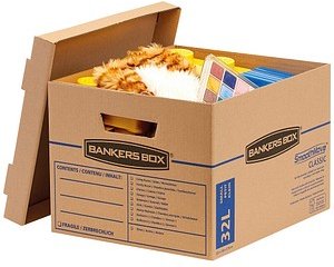 Bankers Box Umzugskartons SmoothMove Umzugsbox, 10 St.