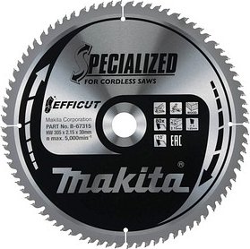 makita B-67315 Kreissägeblatt 305,0 mm, 80 Zähne, 1 St.