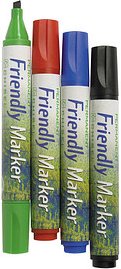 BALLOGRAF® Friendly Medium Permanentmarker-Set farbsortiert 1,0 - 5,0 mm, 4 St.