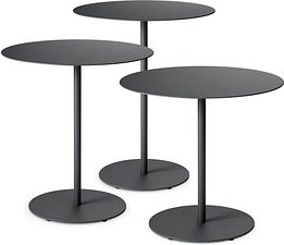 sedus se:tea Beistelltische-Set Stahl schwarz
