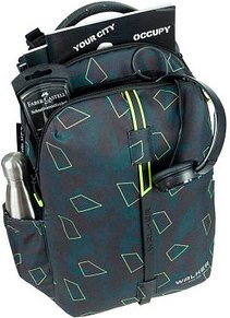 Thumbnail - Walker Schulrucksack Elite 2.0 Green Polygon Kunstfaser grün