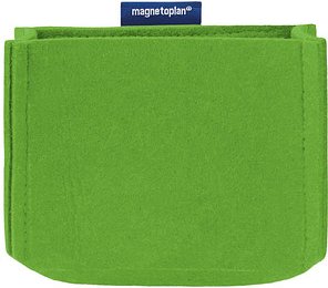 Thumbnail - magnetoplan Stiftehalter magnetoTray medium grün Filz 13,0 x 6,0 x 10,0 cm