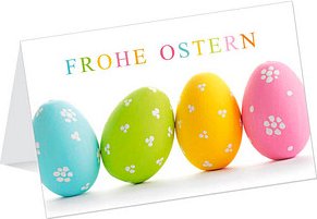 LUMA Grußkarte Ostern Eierparade LU898 DIN B6, 1 St.