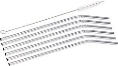 Thumbnail - 6 chg Edelstahl-Strohhalme EasyDo silber