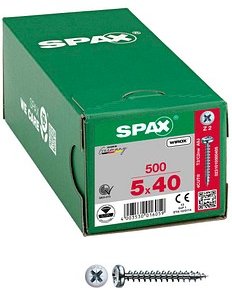 Thumbnail - SPAX® Universalschrauben Z2 Halbrundkopf WIROX 0231010500405 5 mm x 40 mm, 500 St.