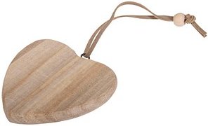 Rayher Holzanhänger natur Rustikales Herz Ø 7,0 cm, 1 St.