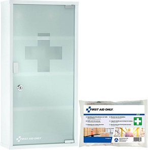 FIRST AID ONLY® Medizinschrank DIN 13157 weiß