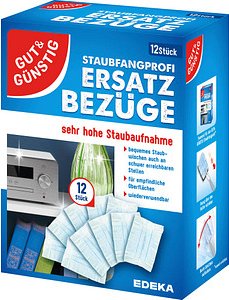 GUT&GÜNSTIG Staubfangtücher Mikrofaser, 12 St.