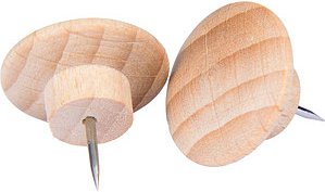 25 Legamaster Pinnnadeln WOODEN braun