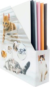 Thumbnail - HERMA Stehsammler 19717 Katzen Karton, DIN A4