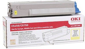 Thumbnail - OKI 43872305 gelb Toner
