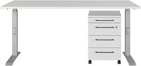 GERMANIA Agenda Office Büromöbel-Set lichtgrau