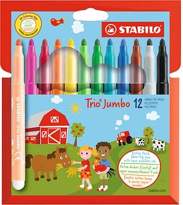 STABILO Trio Jumbo Filzstifte farbsortiert, 1 St.