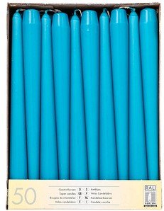 50 STARPAK Kerzen türkis