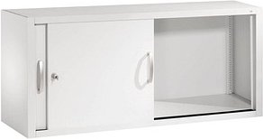 CP Aufsatz-Schiebetürenschrank C 2000 Acurado, 2044-00 S10039 lichtgrau keine Fachböden 120,0 x 40,0 x 50,0 cm