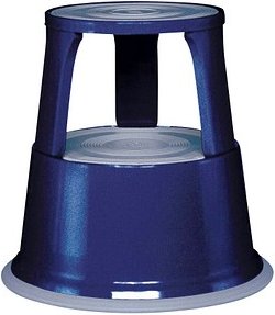 WEDO Rollhocker blau Metall