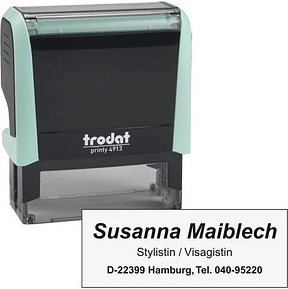 Thumbnail - trodat Textstempel, individualisierbar printy 4913 selbstfärbend schwarz ohne Logo, 1 St.