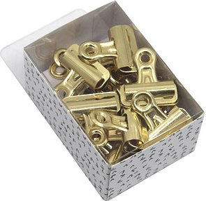 artoz Briefklemmer gold 2,5 cm, 12 St.